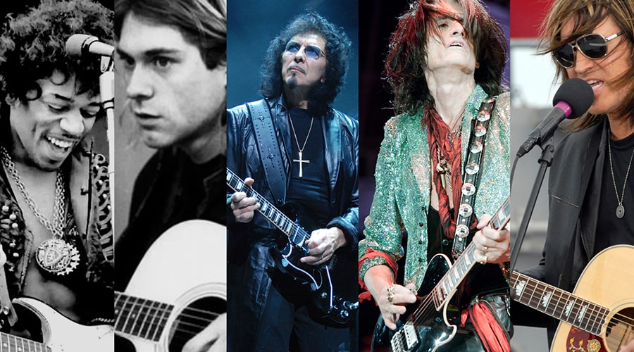 10 گیتاریست چپ دست معروف